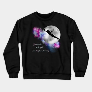 Second star to the right Crewneck Sweatshirt